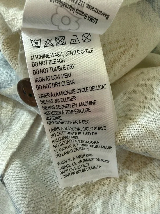 FARM Rio White Pineapple Deco Maxi Dress Linen Viscose Blend Size M NWT - Picture 11 of 12